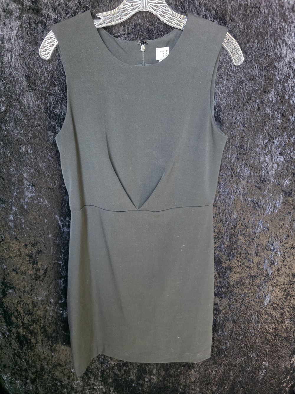Anthropologie Black Sleeveless Mini Dress